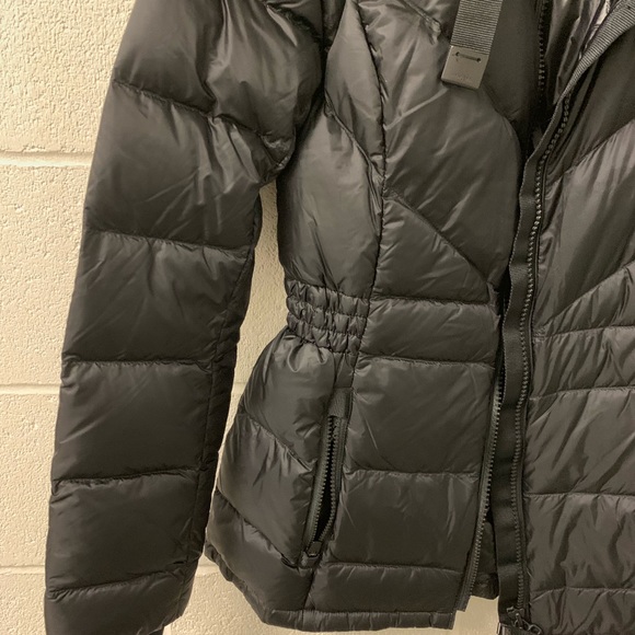 banner peak down jacket athleta